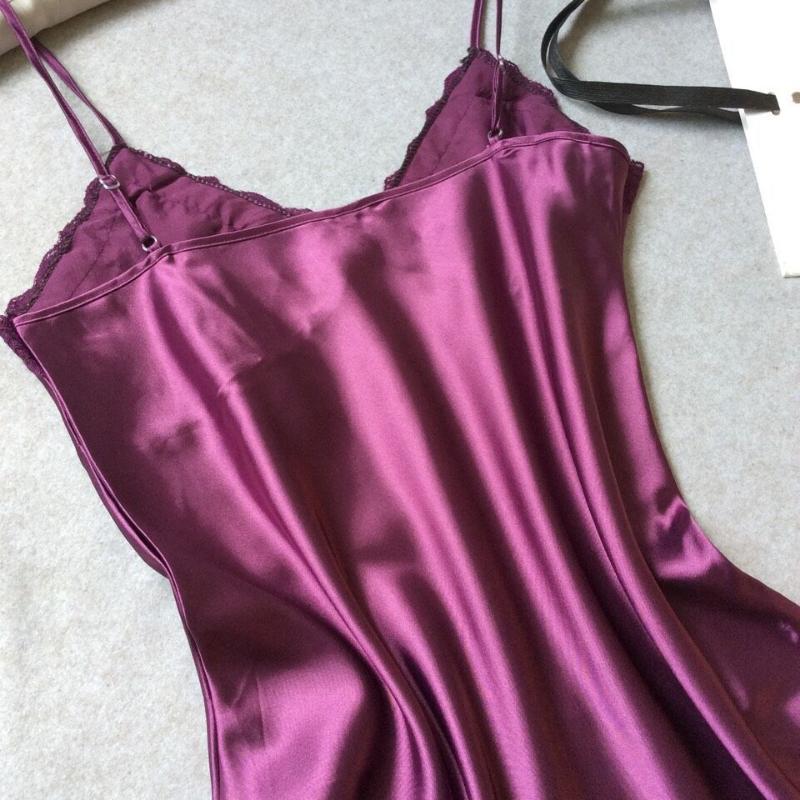 Satin Suspender Dress Pajamas Women Summer French Vintage Elegant Classic Basic Casual Mini Dress Homewear Chic