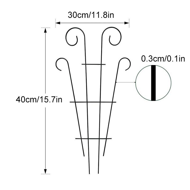1ks Péče o zahradu Půda Rostlina Podpora pro šplhání Květinová aranžmá Strom DIY Kolíky Rám Trellis