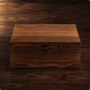 Rectangular Wooden Storage Box Compact with Front Clasp Decorative for Small Item