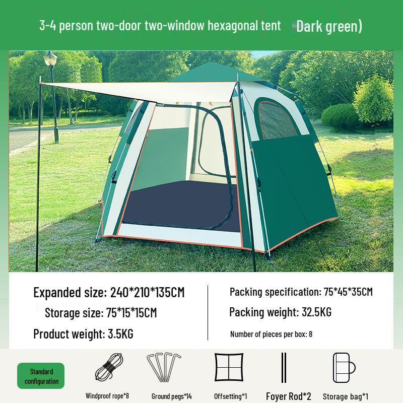 YJHOME Outdoor Camping Tent