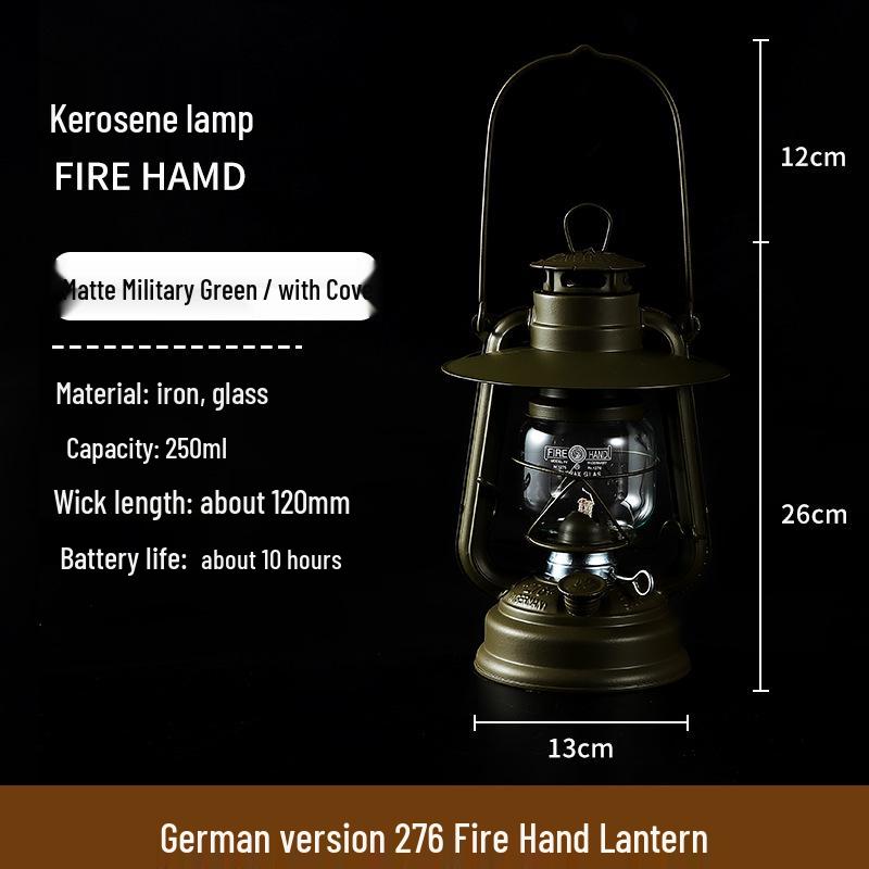 Cross 276 Retro Kerosene Camping Lantern: Outdoor Tent Atmosphere Light