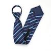 Black Zipper-Free Lazy Blue Men And Women Business Dress Interview To Work Groom Wedding Korean Version Narrow Tie