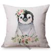 Nordic Animals Koala Duckling Bunny Pillow Case Cute Birthday Gift Kid'S Room Sofa Decoration Car Linen Cushion Cover Cojines