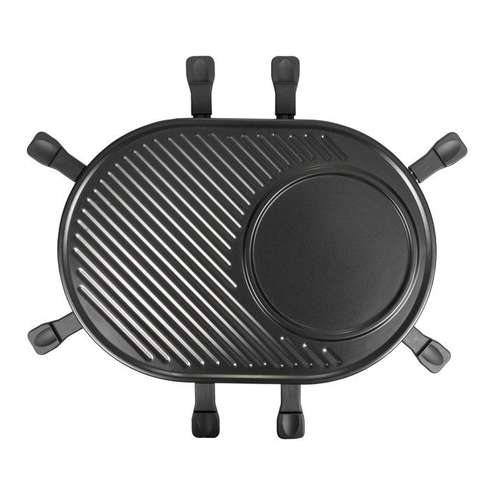 Raclette 3 en 1 - ONLI - ON1035N - 8 personnes - grill / crêpière