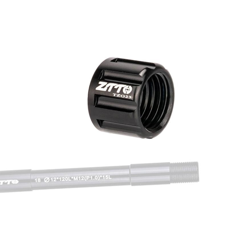 Bike Hubs Tube Shaft Skewer Cap Bicycles Thru Axles Screw Nut Aluminum-Alloy Bike Wheel Flanges Axles Nut Replacement