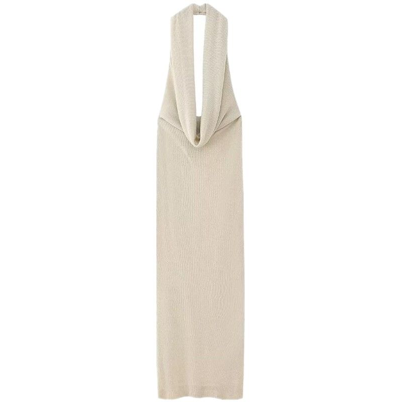 Fashion Style Fall and Winter New Arrival Women's Clothing Dignified Sense of Design Metal Series Knitting Dress 8342270 307