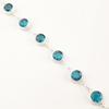 Apatite Gemstone 925 Sterling Silver Gift Jewelry Handmade Bracelet 9" For Gift RB-9-13