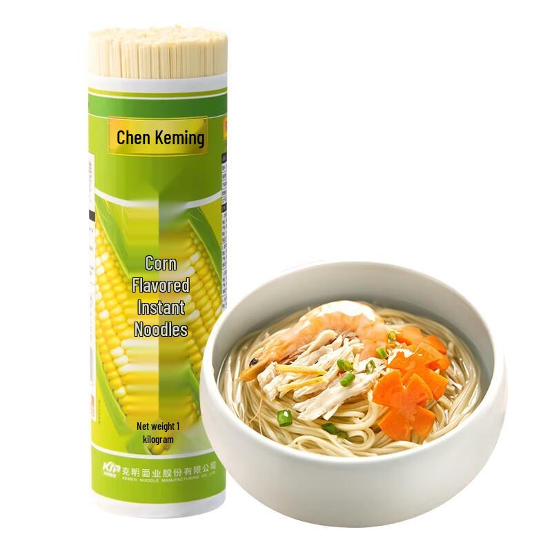 Chen Kemin Corn Mushroom Flavor Thin Noodles Family Pack