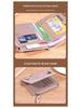 Women's Large Capacity Cat Embroidery Multi-Card Bifold Wallet