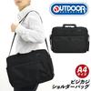 Shoulder Bag 62335 Black Business Bag Sorting Pocket Function [Outdoor Products] Carry-on Men's 62335-10