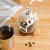 Outdoor Tragbarer Faltbarer Wiederverwendbarer Halter für Japanischen Stil Ohren Tropfbeutel Kaffeetasse Aufgießer Körbe Filterpapierbeutel Regal