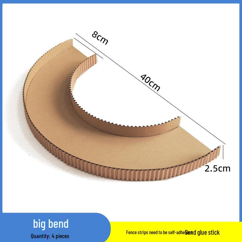 

Игровой трек и дорога из гофрированного картона ручной работы для детской образовательной игровой зоны