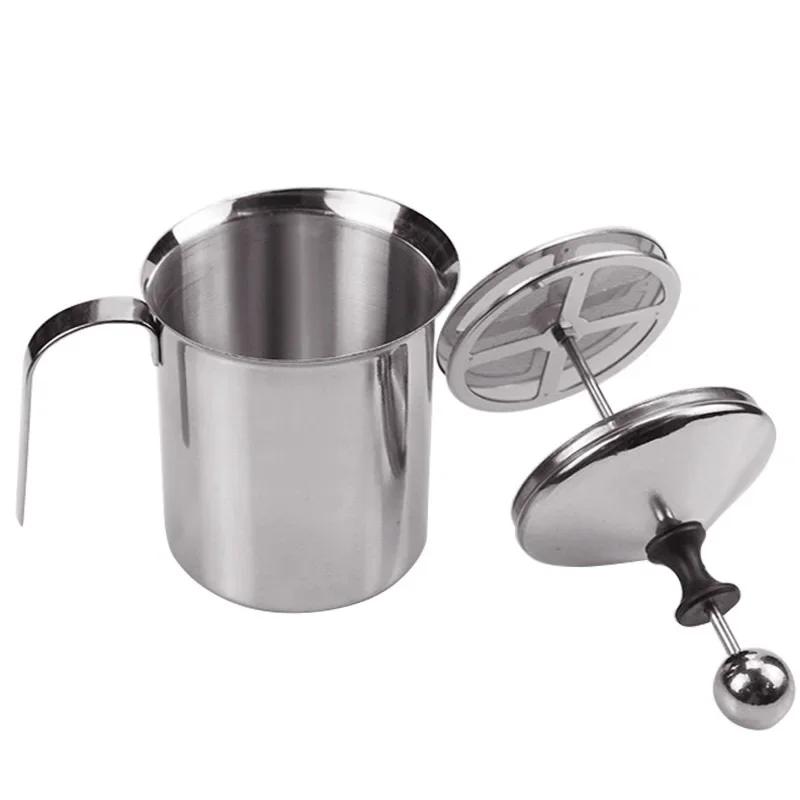 Manual and Electric Handheld Egg/Milk Frother Barista Tool Coffee Accessories Frother Stainless Steel Milk Frother Kitchen Tools