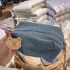 Korean Style Jean Cosmetic Bags Solid Color Stationery Storage Bag Student Pencil Bag  for Women