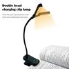 Charging Light Three-Button Touch Clip Book Lamp Rechargeable Adjust Brightness 14 LED for Travel Bedroom Reading