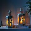 2Pcs Vintage Hanging Candle Holder Nordic Lanterns Candlestick Lantern Metal Candleholder Aesthetic Wedding Home Decoration