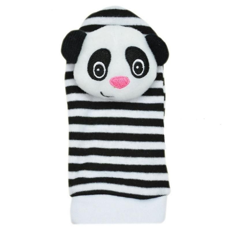 Baby Infant Developmental Wrist Strap Foot Socks Rattle Bug Finders Toy