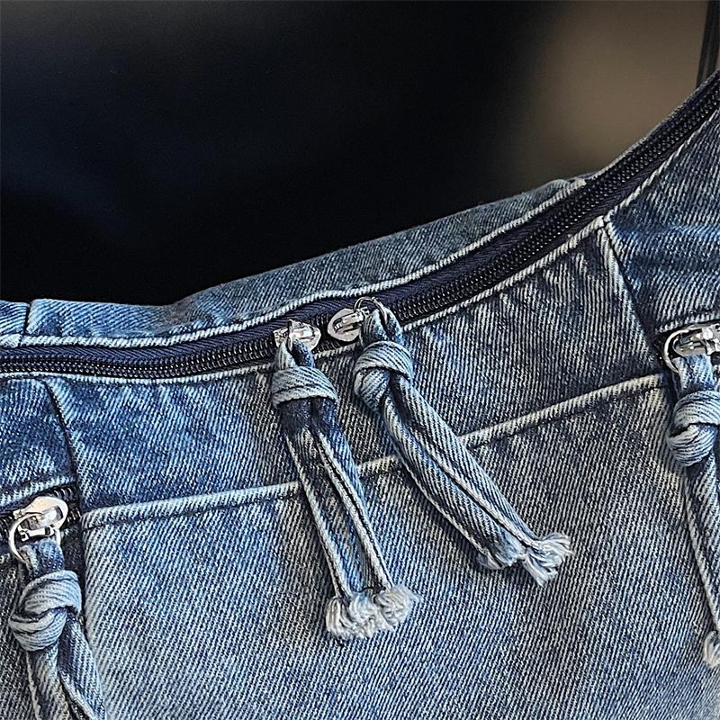 Denim Shoulder Bag Women's Tote Crossbody Bag