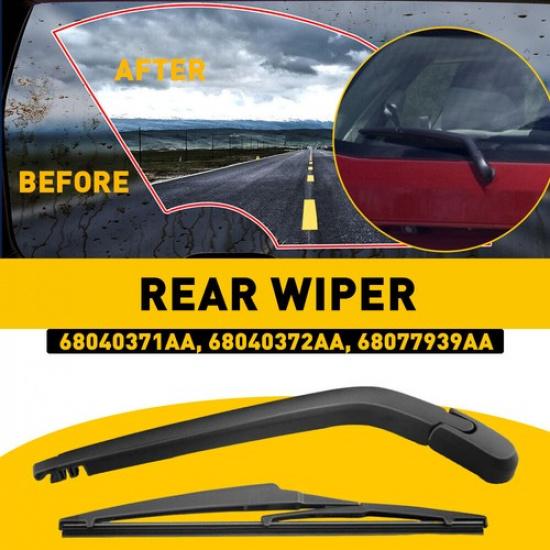 For 2009- Dodge Journey Rear Windshield Back Wiper Arm With Blade Set
