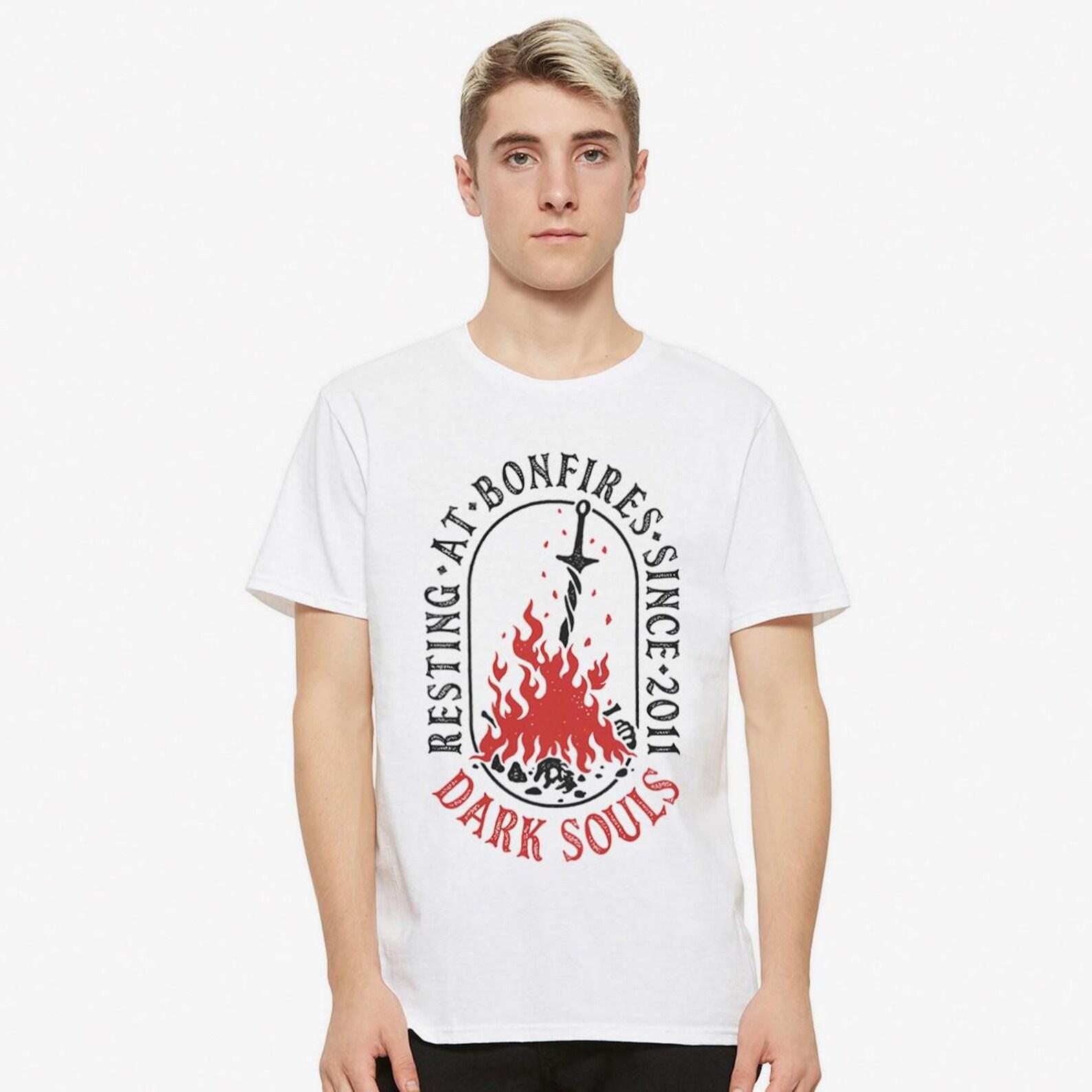 Dark Souls Resting At Bonfires Since 2011 T-Shirt, Men s Women s Sizes (DRK-552000) 4XL
