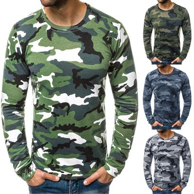 Long Sleeve Tee Shirts For Men,Mens Fashion Printed O-Neck T-Shirt Tops Casual Sport Athletic Pullover Blouse