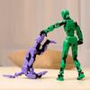 Multi-Jointed Movable Shapeshift Robot 3D Printed Mannequin Character and Dog Figures Toys Parent-children Game For Kids Gifts