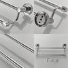 Bathroom Retractable Towel Double Bar Black, Chrome Towel Rack Extended Drying Towel Hanging Bar Gold, Nickel EL81024D