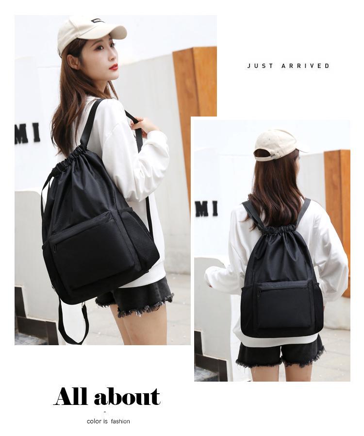 Drawstring Duffle Bag: Wet & Dry Separation, Travel, Sports, Basketball Backpack, Custom Logo Print