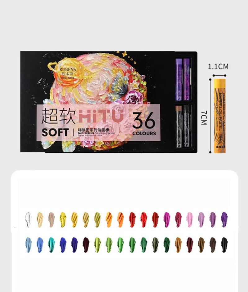 Paul Rubens Zachte Oliepastel Set Graffiti Kleurpotloden Pastels Tekenpen voor Schilderen Kinderen Studenten Kunstbenodigdheden