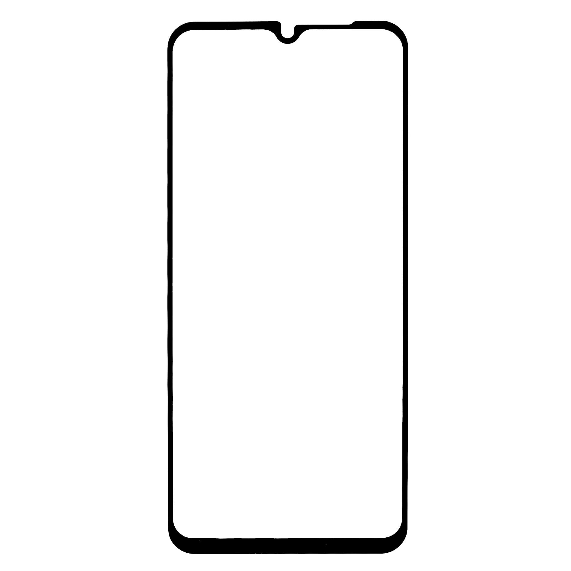 

For Xiaomi Redmi 10A Super Clear Full Glue Silk Printing Phone Screen Film Shockproof Full Coverage Tempered Glass Smartphone Screen Protector Type A