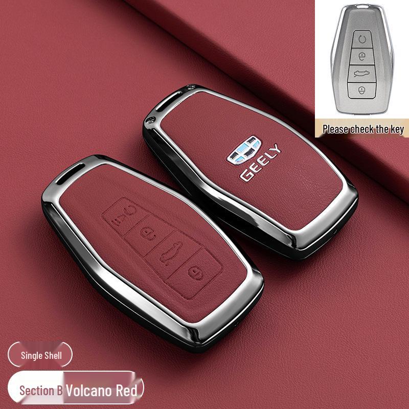 Car Key Covers for Geely Emgrand, Xingrui, Boyue L, Xingyue L, Binyue, and Binrui Vision X6/Icon Models
