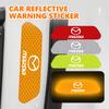 For Mazda Car Door Stickers DIY Reflective Tape Warning Mark Auto Decoration 3 6 CX5 2 CX3 CX9 MX5 RX8 Axela Demio Atenza MS
