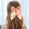 Stylish Floral Pattern Hair Barrettes Hair Clip Sweet Hairpin Barrette Bowknot Hair Clip Christmas for Women Girl
