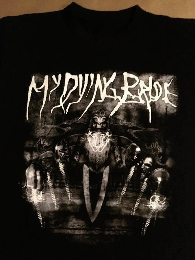 

MY DYING BRIDE Футболка с принтом A LINE OF DEATH, короткий рукав, хлопок, черная, размеры от S до 5XL, унисекс XXXXL