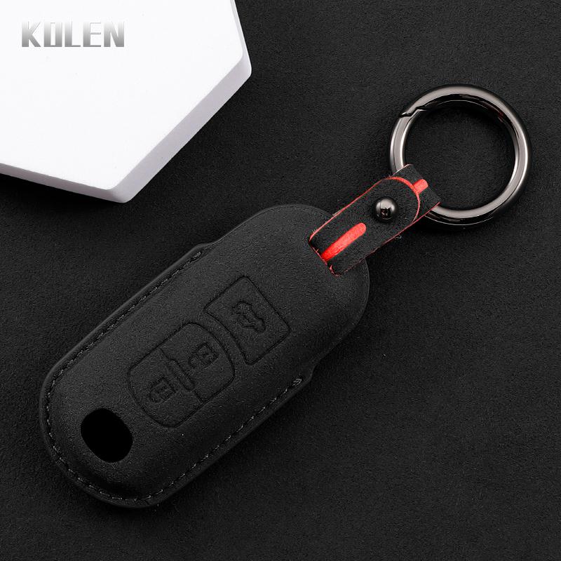 Auto Afstandsbediening Sleutelhoes Cover Shell Voor Mazda 2 3 6 Atenza Axela Demio Cx-5 Cx5 Cx-3 Cx7 Cx-9 2 3 Knoppen Leer Fob Accessoires