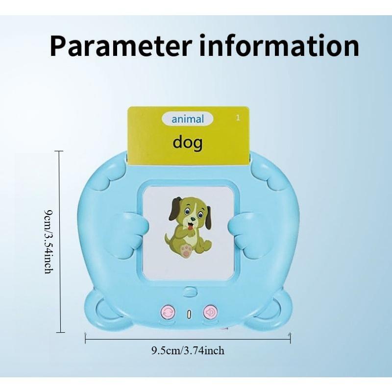 1PACK Children's Early Education Card Machine 1-6 Year Old Baby Educational Toys Chinese and English Enlightenment Literacy Card Learning Machine