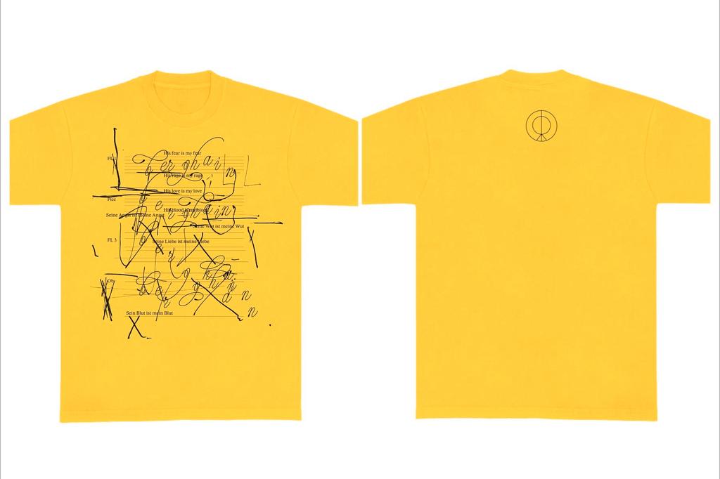 Music Notes Yellow Tee Y2k Tops Harajuku Aesthetic Tshirts Rosalia Lux Tour 2025 Fans Gift Fashion Sport T Shirts Unisex