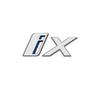 Car Stickers 3D ABS Material Letters Rear Trunk Emblem Tailgate Decals For BMW Ix I20 Black Silver Logo Accessories Az2