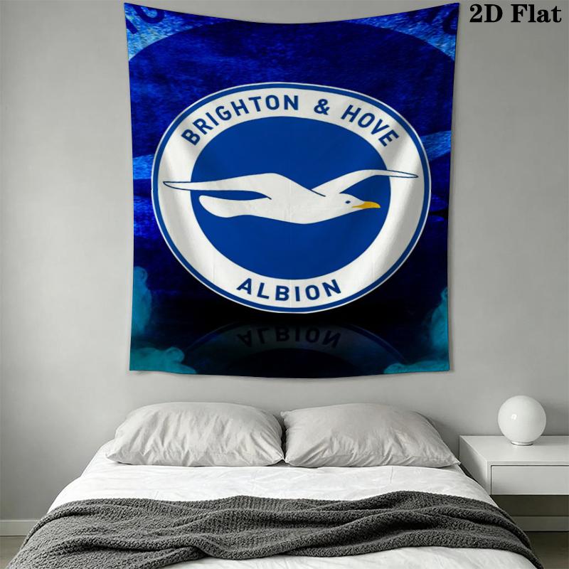 Brighton Wall Tapestry Aesthetic Wall Hanging Printed Fabric Blanket Decorative Tapestries for Bedroom Living Room Home Decor