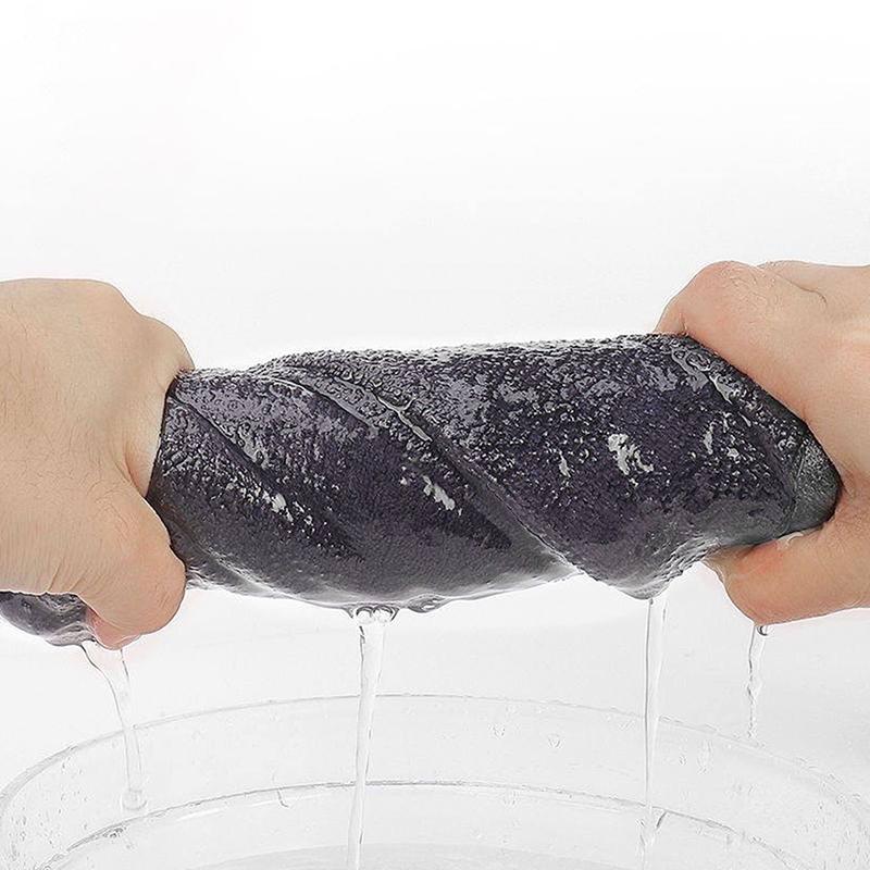 3Pcs Microfiber Thicken Car Wash Towel Universal Cleaning Drying Strong Water Absorption