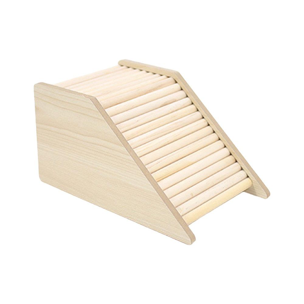 with Hiding Hole Hamster House Smooth Hamster Wooden Bridge  for Guinea Pigs Rats Small Animals