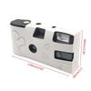 Retro Style 35mm Disposable Camera Flash Light Function Single Use Camera with Color Films for Weddings Parties