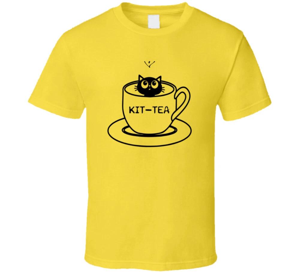 Kit Tea Funny Cat In Cup Cat Rescue Gift T Shirt 3XL