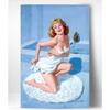 Pin-Up Girls Metal Sign, Vintage Wall Art Plaque 20x30cm