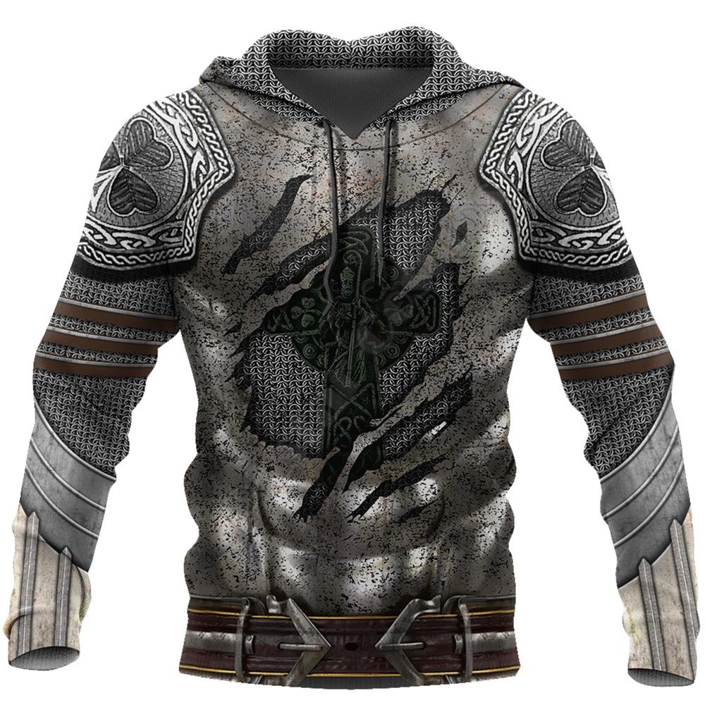 Felpa Con Cappuccio Uomo Donna Vintage Odin Viking 3D Stampa - Zip Harajuku Cosplay Taglie Forti S-5XL