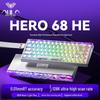 Teclado Mecánico Personalizado AULA HERO 68HE con Cable de 68 Teclas y Interruptores Magnéticos
