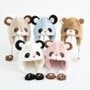 Warme Pluche Kindermuts met 3D Oren - Dikke, Winddichte, Oorbeschermende Pullover voor Herfst en Winter