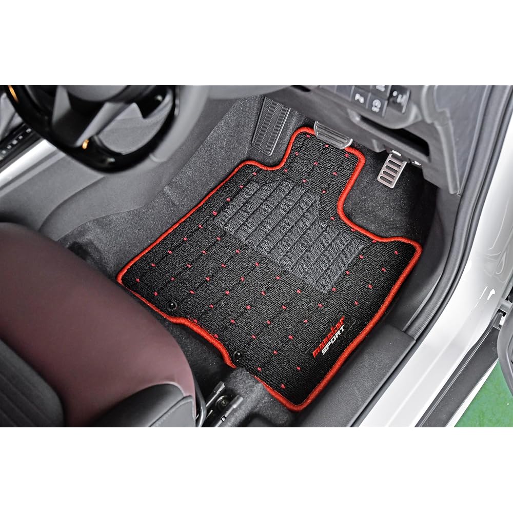 Monster Sport Floor Mats Red Front for Suzuki Vehicles WDB3S WEB3S 894550-7900M