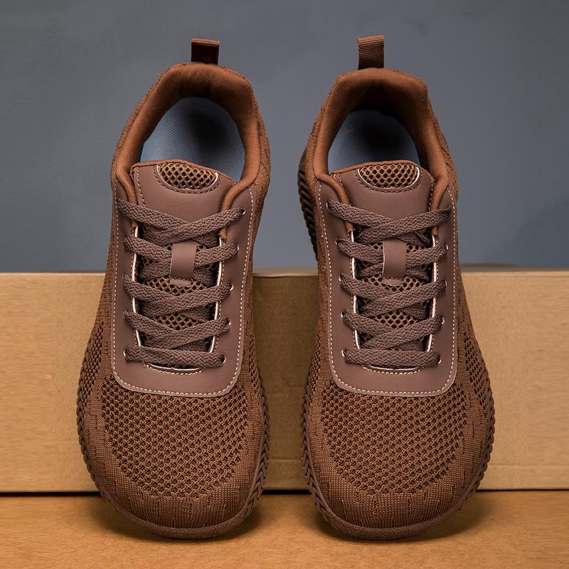 Non-slip wide-headed walking shoes thickened autumn and winter warm shoes widened and fattened feet wide and not tired feet loose casual shoes
