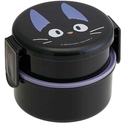 Skater Round Lunch Box 500ml Bento with Fork 2-Tier Made In Japan Kiki's Delivery Service Ghibli Jiji